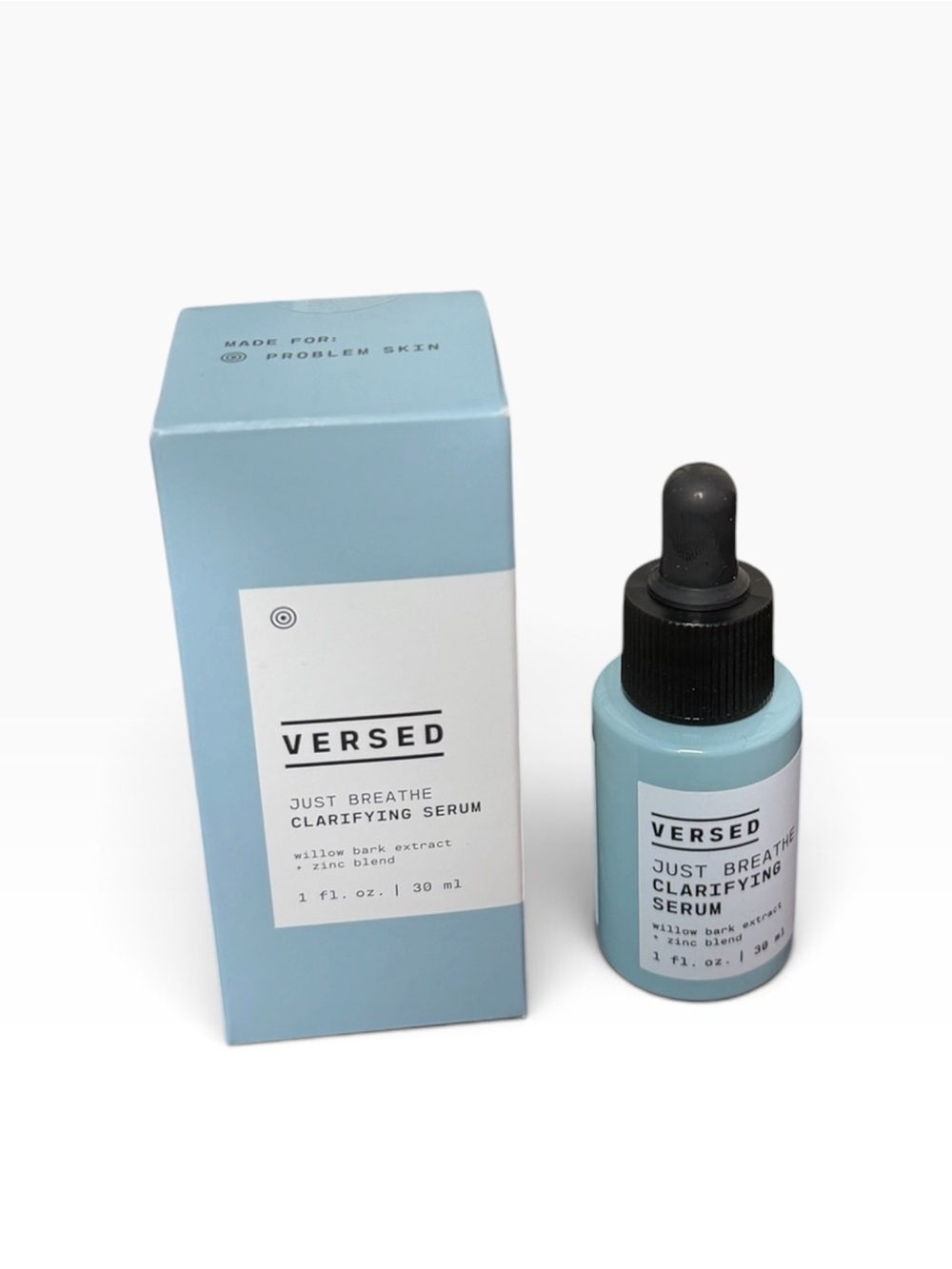 Versed Just Breathe Clarifying Serum — Light Blue